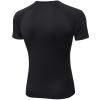 SPVISE Compression Shirt Men Short Sleeve Black Workout Gym Top Cool Dry view 3
