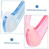 BESPORTBLE 4pcs Silicone Swim Nose Clip Set Anti-Skid Nose Plugs for Adults Black Blue Pink Green Comfortable and Durable Swimming Gear for Training and Diving view 3