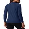 MAGCOMSEN Thermal Shirts for Women Long Sleeve Mockneck Fleece Lined Tops view 2