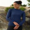 MAGCOMSEN Thermal Shirts for Women Long Sleeve Mockneck Fleece Lined Tops view 3