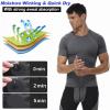 SPVISE Compression Shirt Men Short Sleeve Grey Workout Gym Top Cool Dry view 4
