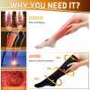6 Pairs Plus Size Compression Socks for Men & Women Wide Calf 20-30 mmHg Graduated Compression Stockings for Support Blood Circulation Varicos Veins Ted Varices Anti Embolism(Colorful Series,2XL-3XL) view 2
