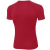 SPVISE Red Men's Compression Shirt Short Sleeve Dry Fit Workout Gym T-Shirts Running Tops Active Sports Athletic Undershirts view 3