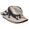 Airplanes in Motion Unisex Lightweight Breathable Foldable Sun Hat for Outdoor Activities Travel Camping Fishing Hat Black view 2