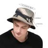 Airplanes in Motion Unisex Lightweight Breathable Foldable Sun Hat for Outdoor Activities Travel Camping Fishing Hat Black view 3