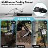 GOJAWAY 20 in 1 Multitool Survival kit, Camping Shovel Military Axe, 55" Trekking Pole Foldable Spade with Portable Bag and Hatchet, for Car Emergency Offroad Entrenching Tool view 4