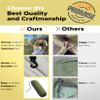 ADVOKAIR Camping Hammock with Mosquito Net Up to 500lbs, Ultralight and Portable Nylon Travel Hanging Hammock with Tree Straps, Perfect for Outside, Backpacking, Hiking and Backyard view 2
