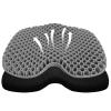 ohaayoo Kayak Seat Cushion, Thicken Anti Slip Waterproof Gel Kayak Seat, Portable Canoe Rowing Rubber Dinghy Pad for Stadium Sit in Kayak Inflatable Fishing Kayak Canoe Kayak Accessories (Grey) view 1