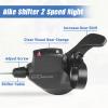 ZUKKA Bike Shifter Left SL-U4000-2R 2 Speed Thumb Gear Shifter Mountain Bicycle Folding Bike Commuter Bike view 3