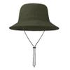 Zando Waterproof Bucket Hat for Woman Men - UPF 50+ Packable Adjustable Wide Brim Sun Hats for Outdoor Hiking Safari Fishing Army Green One Size view 1