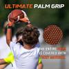 AIGEVTURE Youth Football Gloves Wide Receiver Best Gifts Kids Flag Football Receiving Gloves Boys Girls Kids Orange White Small view 2