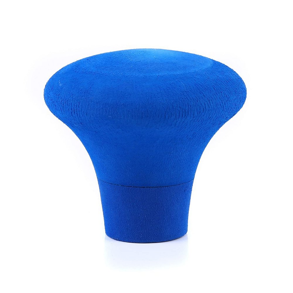 Yuly Stand-Up Fishing Rod Support Rod Waist Holder Butt Cushion Gimbal Fishing Fighting Belly Top Fishing Waist Belt Holder Fishing Rod Cushion Butt for End of Rod, Blue