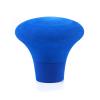 Yuly Stand-Up Fishing Rod Support Rod Waist Holder Butt Cushion Gimbal Fishing Fighting Belly Top Fishing Waist Belt Holder Fishing Rod Cushion Butt for End of Rod, Blue view 1