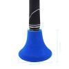 Yuly Stand-Up Fishing Rod Support Rod Waist Holder Butt Cushion Gimbal Fishing Fighting Belly Top Fishing Waist Belt Holder Fishing Rod Cushion Butt for End of Rod, Blue view 2