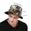 Cartoon Koala Unisex Lightweight Breathable Foldable Sun Hat for Outdoor Activities Travel Camping Fishing Hat Black view 3