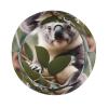 Cartoon Koala Unisex Lightweight Breathable Foldable Sun Hat for Outdoor Activities Travel Camping Fishing Hat Black view 4