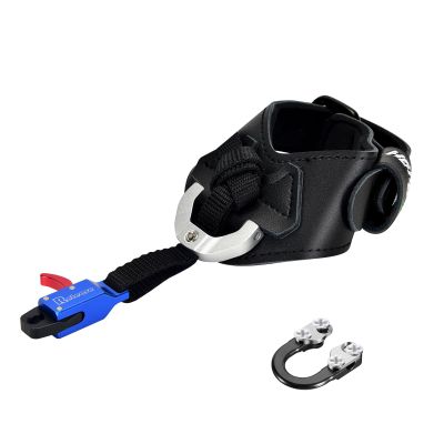 MINGOR Archery Compound Bow Release Aid Trigger -Adjustable Black Wrist Strap Trigger Caliper for Right Left Hand for Adult/Youth