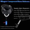 MINGOR Archery Compound Bow Release Aid Trigger -Adjustable Black Wrist Strap Trigger Caliper for Right Left Hand for Adult/Youth view 2
