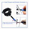 MINGOR Archery Compound Bow Release Aid Trigger -Adjustable Black Wrist Strap Trigger Caliper for Right Left Hand for Adult/Youth view 3