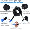 MINGOR Archery Compound Bow Release Aid Trigger -Adjustable Black Wrist Strap Trigger Caliper for Right Left Hand for Adult/Youth view 4