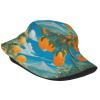 Many Big Oranges Unisex Lightweight Breathable Foldable Sun Hat for Outdoor Activities Travel Camping Fishing Hat view 2