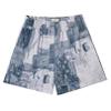 BOOMLEMON Mens Mesh Graphic Print Shorts Casual Fashion Cool Shorts Retro Active Gym Streetwear Short Pants(Camo Silver Gray XL) view 1