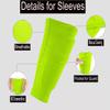 Soccer Shin Guards for Kid Youth Teen Adult - Shin Guards Sleeves with Inserted Pocket Cushion Protection Reduce Shocks and Injuries for TeamSports (Neon Green, Small) view 4