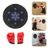 LIECARYAM Boxing Wall Mount, Music Boxing Machine, Wall Boxing Punching Pad Reaction Training w/1 Pair Gloves LED Wall Punching Pad Boxing Wall Hanging USB Charging 40 * 40cm view 3