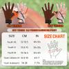 AIGEVTURE Youth Football Gloves Wide Receiver Best Gifts Kids Flag Football Receiving Gloves Boys Girls Kids & Adult Orange and White X-Small view 3