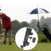 DEWIN Golf Push Cart Umbrella Holder, Universal Golf Trolley Umbrella Stand with Adjustable Angle for Golf Cart Handles Baby Stroller Fishing Beach Chair Wheelchair with Round Frames view 2