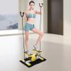 KONGKUNI Stair Stepper, Stepper Machine with Resistance Bands, Fitness Stepper, Exercise Stepping Machine, Twist Stepper for Full Body Workout, Home Fitness Equipment, 330lbs Weight CapacityYellow view 3