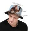Desert Cute Camel Unisex Lightweight Breathable Foldable Sun Hat for Outdoor Activities Travel Camping Fishing Hat view 3
