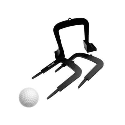 3 Piece Putting Gate Goal Gate Lightweight Metal Putter Target Accessory Precision Practice Equipment, 2 Bases