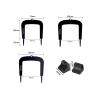 3 Piece Putting Gate Goal Gate Lightweight Metal Putter Target Accessory Precision Practice Equipment, 2 Bases view 4