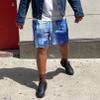 BOOMLEMON Mens Mesh Graphic Print Shorts Casual Fashion Cool Shorts Retro Active Gym Streetwear Short Pants(Camo Blue L) view 4