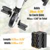 CyclingDeal 1.5" Bicycle Pedal Blocks for Child & Kids Bikes - Bring The Pedals Closer to Rider - Secure & Comfortable Riding - Small (82.5 x 63.5mm) view 3