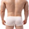 iKingsky Men's Big Pouch Boxer Briefs Shinning Shorts Underwear Stretch Low Rise Bulge Trunk Under Panties for Men (XX-Large, Nude) view 3