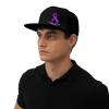 Adjustable Migraine Headache Awareness Hat Adult Casual Flat Bill Baseball Cap Trucker Caps for Sports Outdoor83 Black view 3