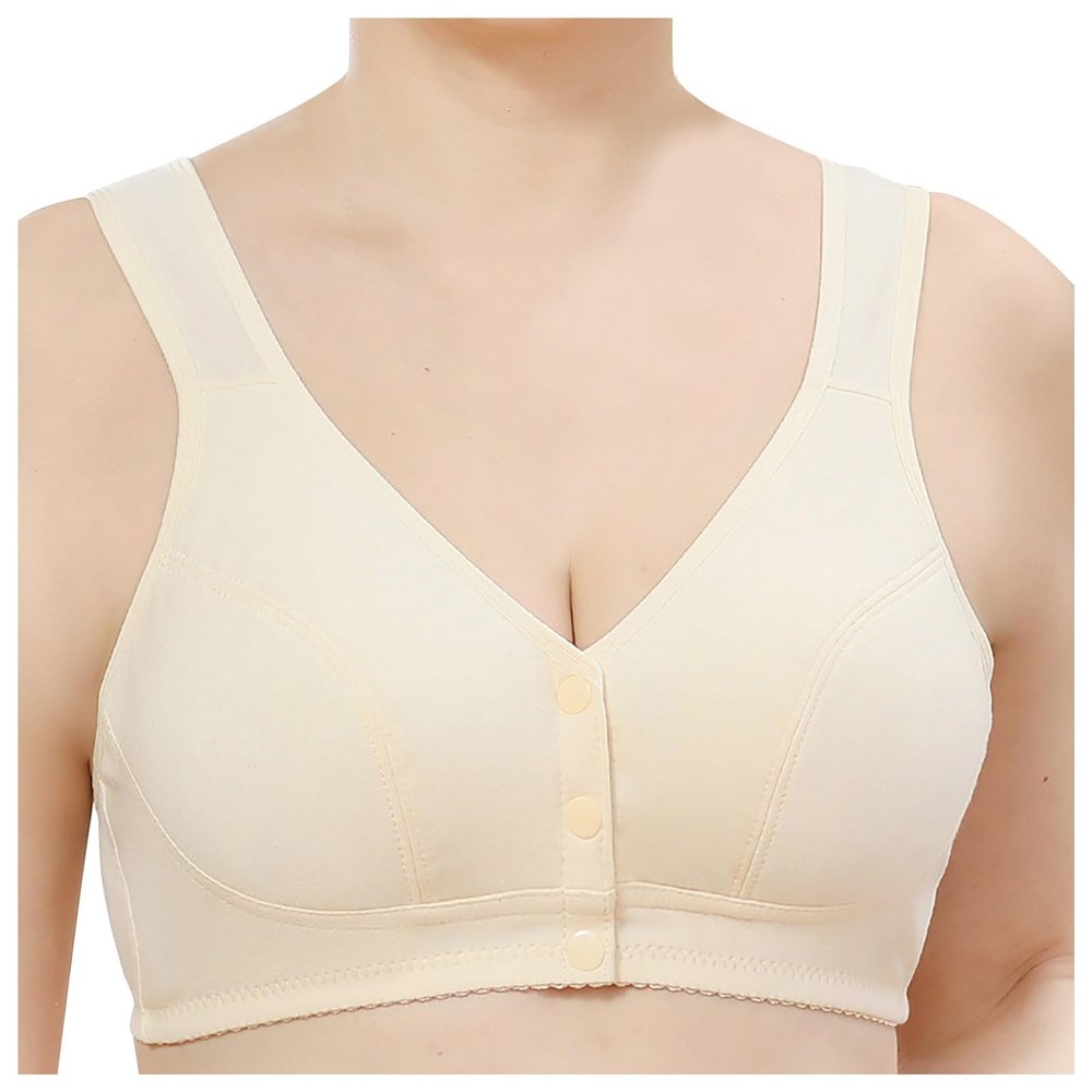 asntrgd Bras for Women Front Closure Sagging Breasts Wire Free Lifting Bras Full Support Push Up Bra Full Coverage Bras