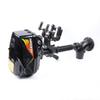 48V Electric Outboard HANGKAI 1000W 4.0HP Outboard Boat Motor Engine Boat Heavy Duty Trolling Motor Fishing Boat Engine for Inflatable Boats, Iron Boats, Plastic Boat, 3700rpm Short Shaft view 3