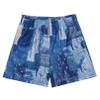 BOOMLEMON Mens Mesh Graphic Print Shorts Casual Fashion Cool Shorts Retro Active Gym Streetwear Short Pants(Camo Blue S) view 1