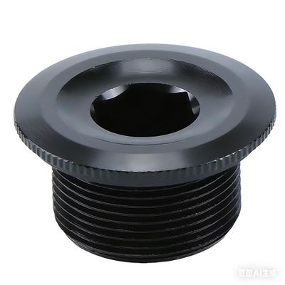 M20 Crank Arm Screws, Durable Aluminum Alloy Threads Crankset Arm Bolt, Crank Fixing Bolt for crankset (Black)