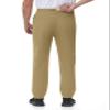 TBMPOY Men's Hiking Pants Lightweight Quick Dry Athletic Pants Stretch Casual Water Resistant Travel Pants 3 Zipper Pockets(KI,S) Khaki view 1