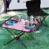 SDMKA Kawaii Anime Eyes Outdoor Folding Table for Camping, Beach & Picnic  Portable, Easy-to-Carry Camping Side Table with Durable Bag for BBQ, Camp Use view 2