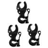 SUPVOX 3pcs Led Flashlight Clip Holder for Bike Handlebar Universal Bike Flashlight Mount 90-Degree Rotating Clamp Rubber Pad view 1
