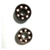 WEIWEIBEIER Ceramic Ball 608RS Inline Roller Skate Wheel Bearing ABEC 11 Skateboard Wheel Bearing 608 8x22x7mm Shaft (Size : Black, Style : 8MM_8PCS_22MM) view 3