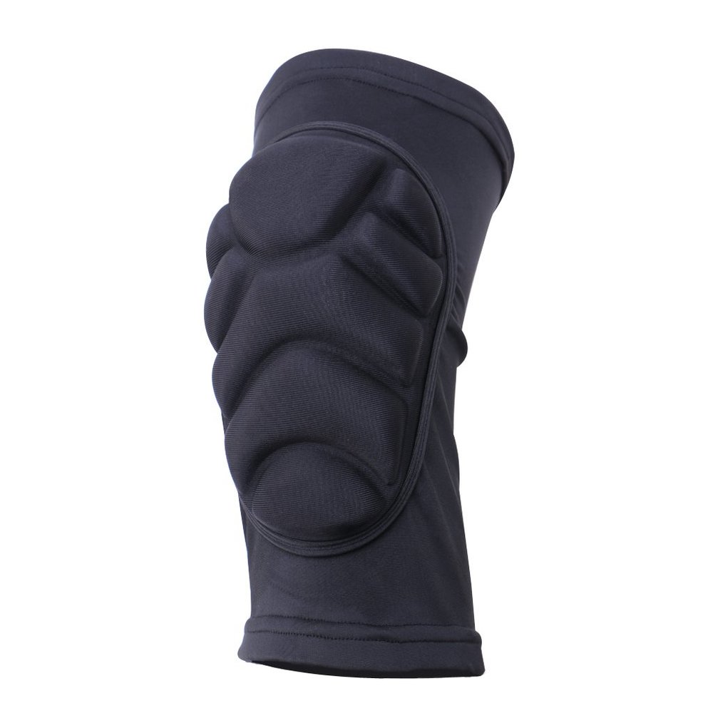 Yuly Leg Knee Patella Support Sports Brace Wrap Protector Pad Sleeve Guard Black Sport Running Toeless Socks