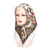ZGYDNM Spring And Autumn Bohemian Style Flowers Head Scarf Shawl, 70x70cm(White) Russian And Ukrainian Style Square Shawls Scarves view 3