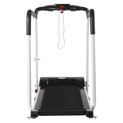 Gbonklong 220LBS Capacity Walking Treadmill with Long Handrail for Balance, Recovery Fitness Exercise Machine Foldable, Health and Fitness Treadmill for Elderly Use with Holder & 2 Cup & LCD Display