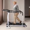 Gbonklong 220LBS Capacity Walking Treadmill with Long Handrail for Balance, Recovery Fitness Exercise Machine Foldable, Health and Fitness Treadmill for Elderly Use with Holder & 2 Cup & LCD Display view 2